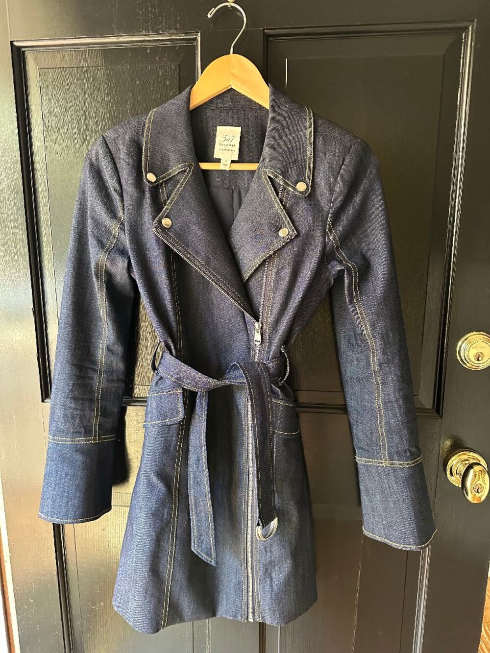 Cinq Evie Denim Trench Dress - Picture 7 of 7